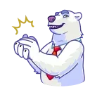 Sticker from the "Polar Bear" sticker pack