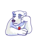 Sticker from the "Polar Bear" sticker pack