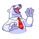 Sticker from the "Polar Bear" sticker pack