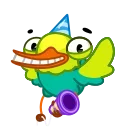 Sticker from the "🎂 10 Years of Telegram" sticker pack