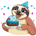 Sticker from the "🎂 10 Years of Telegram" sticker pack