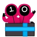 Sticker from the "🎂 10 Years of Telegram" sticker pack