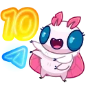 Sticker from the "🎂 10 Years of Telegram" sticker pack