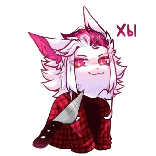 Telegram sticker pack "Akane_Akuma"