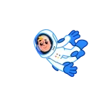 Sticker from the "Astro Nate" sticker pack