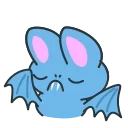 Sticker from the "Fang the Bat" sticker pack