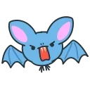 Sticker from the "Fang the Bat" sticker pack