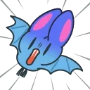 Sticker from the "Fang the Bat" sticker pack