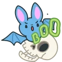 Sticker from the "Fang the Bat" sticker pack