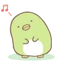 Sticker from the "すみっコぐらし" sticker pack