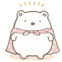 Sticker from the "すみっコぐらし" sticker pack