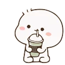 Sticker from the "Anna Mochi" sticker pack