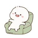 Sticker from the "Anna Mochi" sticker pack