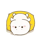 Sticker from the "Anna Mochi" sticker pack