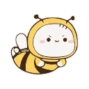 Sticker from the "Anna Mochi" sticker pack