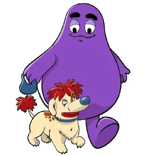 Telegram sticker pack "GRIMACE_FAMILY"