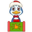 Sticker from the "Penguinissimo" sticker pack