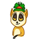 Sticker from the "Lemur" sticker pack