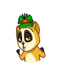 Sticker from the "Lemur" sticker pack