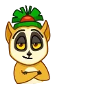 Sticker from the "Lemur" sticker pack