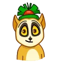 Sticker from the "Lemur" sticker pack