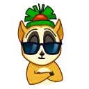 Sticker from the "Lemur" sticker pack