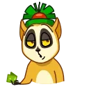 Sticker from the "Lemur" sticker pack