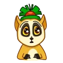 Sticker from the "Lemur" sticker pack