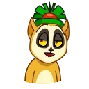 Sticker from the "Lemur" sticker pack