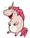 Telegram sticker pack "Stella the Unicorn"