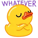 Sticker from the "Duck" sticker pack