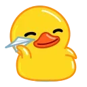 Sticker from the "Duck" sticker pack