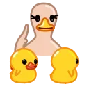 Sticker from the "Duck" sticker pack