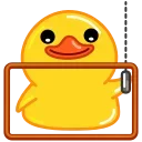 Стикер из набора "Duck"