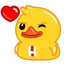 Sticker from the "Duck" sticker pack