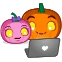 Sticker from the "Halloween Pumpkin" sticker pack