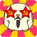 Sticker from the "чык чырык" sticker pack