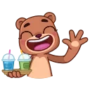 Sticker from the "Jo Bear" sticker pack