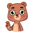 Sticker from the "Jo Bear" sticker pack