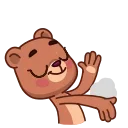 Sticker from the "Jo Bear" sticker pack