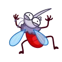 Sticker from the "Mosquito" sticker pack