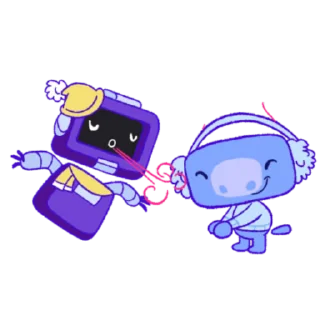 Sticker from the "Wumpus & Co: Winter Fun" sticker pack