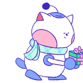 Sticker from the "Wumpus & Co: Winter Fun" sticker pack