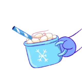 Sticker from the "Wumpus & Co: Winter Fun" sticker pack