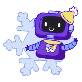 Sticker from the "Wumpus & Co: Winter Fun" sticker pack