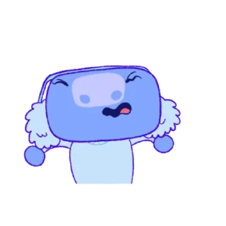 Sticker from the "Wumpus & Co: Winter Fun" sticker pack