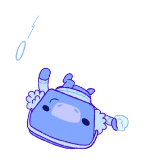 Sticker from the "Wumpus & Co: Winter Fun" sticker pack