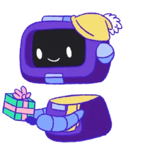 Sticker from the "Wumpus & Co: Winter Fun" sticker pack