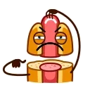 Sticker from the "Juicy Hot Dog" sticker pack