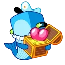 Sticker from the "Captain Whale" sticker pack